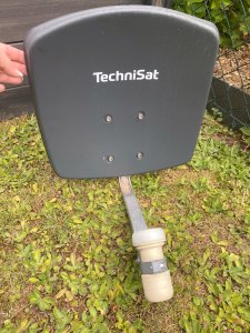 Satellitenschüssel abzugeben - funktioniert 100%